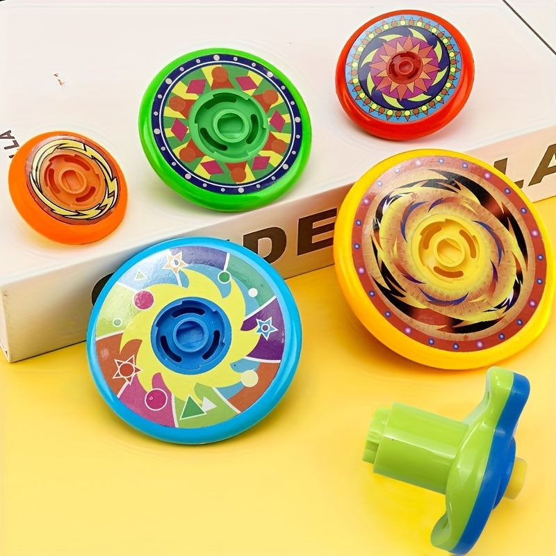 5pcs Colorful Spinning Multi-layer Spinning Toy to Play And Battle, Stackable Spinning Toys suitable for multi person interaction of novel tops,