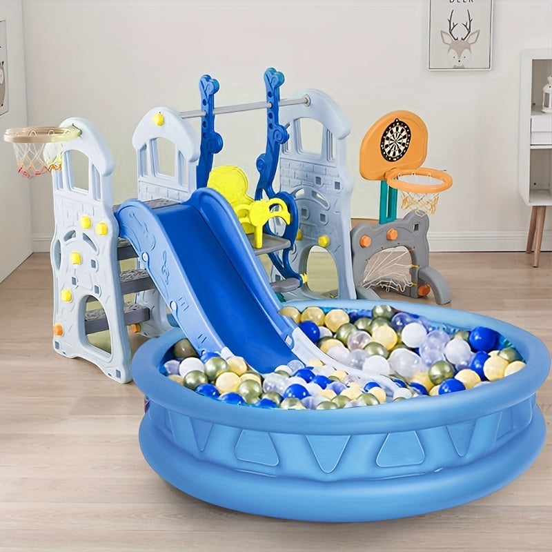 Garden Round Inflatable Swimming Pool, Inflatable Ball Pit Pool Paddling Pool Indoor&Outdoor Play