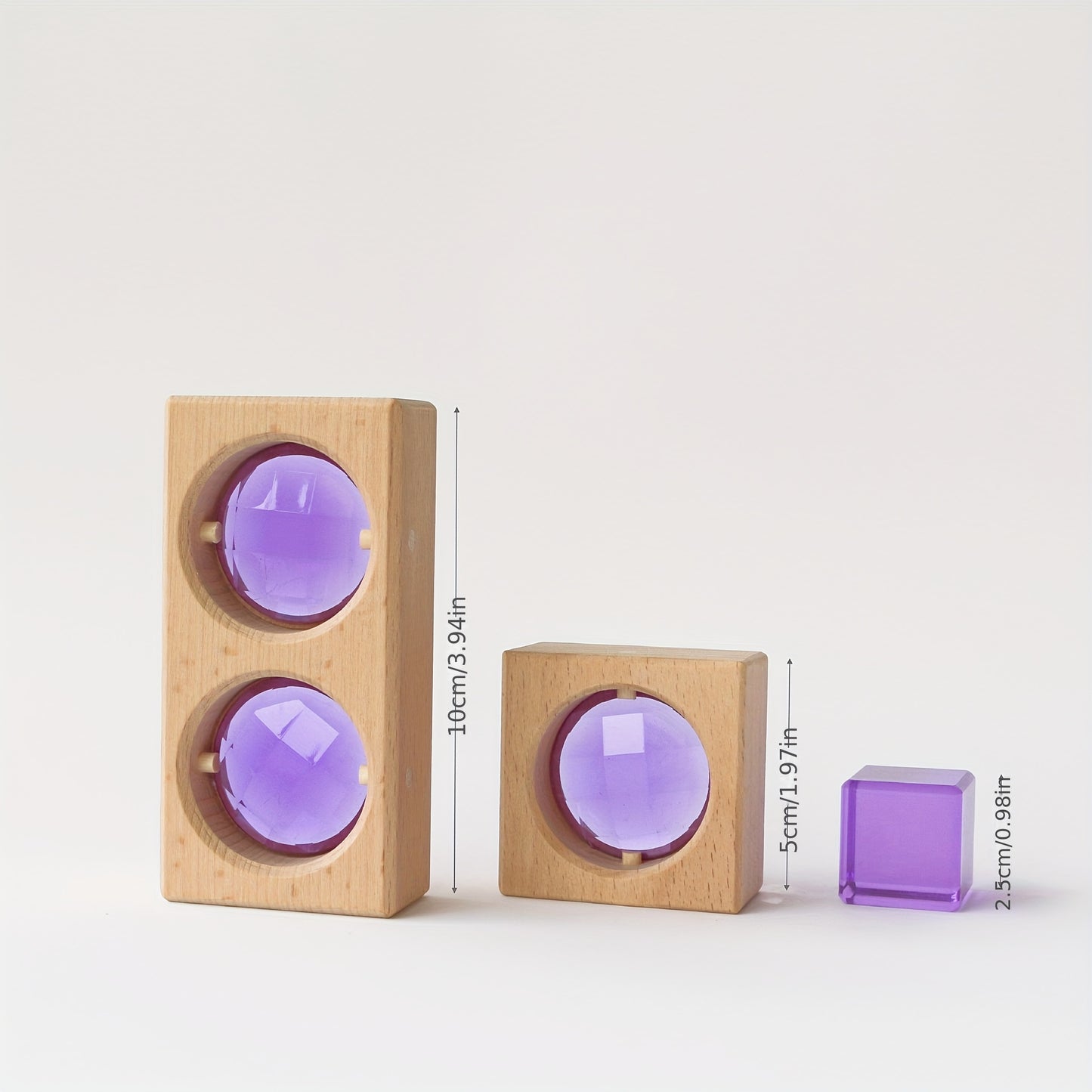 Colorful Acrylic Light & Shadow Building Blocks Set - Perfect for Ages 3+ |