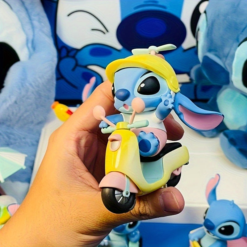 Disney Stitch (From The 'Lilo & Stitch' Series) Travel-Themed Mystery Box Trendy Desktop Car Ornamen