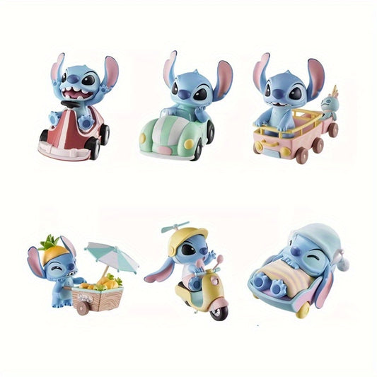 Disney Stitch (From The 'Lilo & Stitch' Series) Travel-Themed Mystery Box Trendy Desktop Car Ornamen