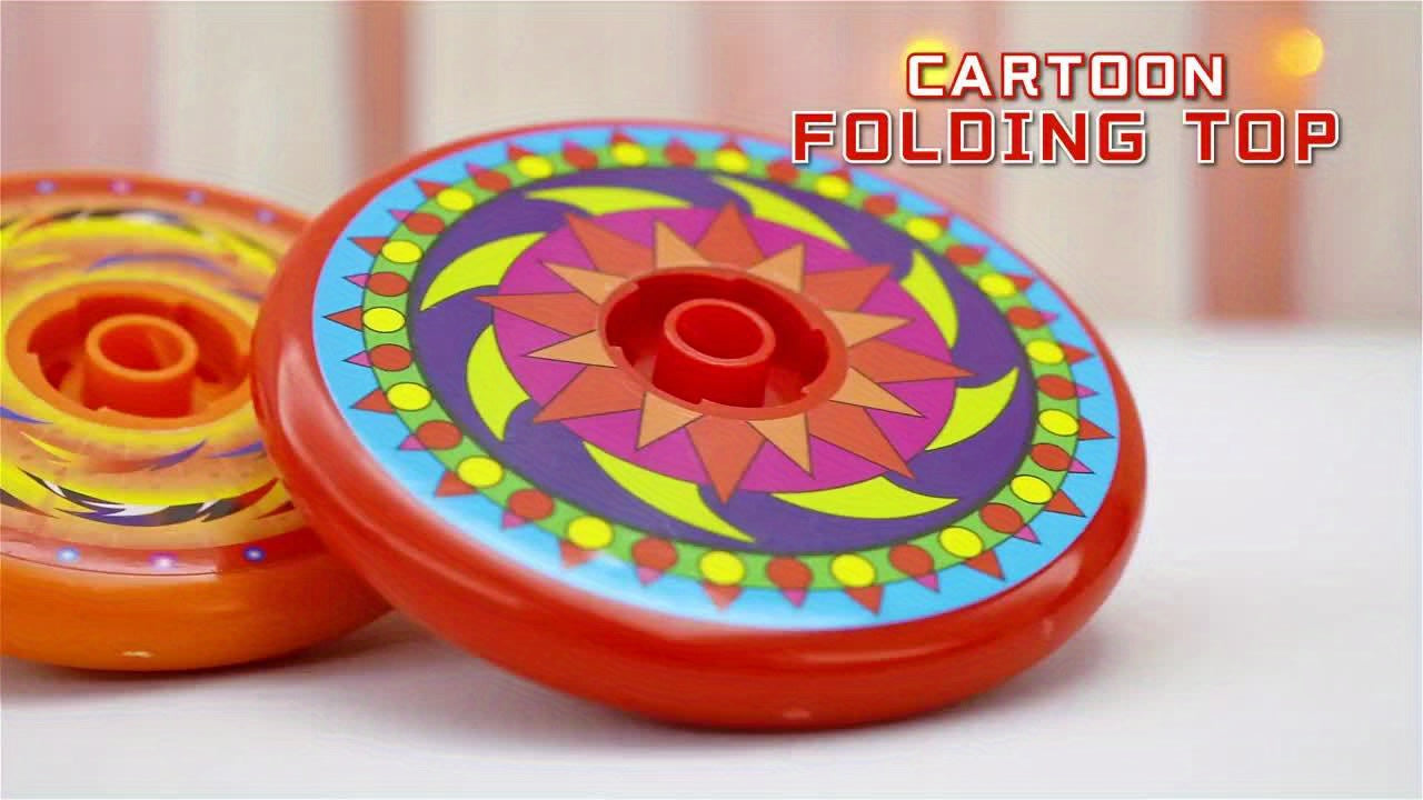 5pcs Colorful Spinning Multi-layer Spinning Toy to Play And Battle, Stackable Spinning Toys suitable for multi person interaction of novel tops,