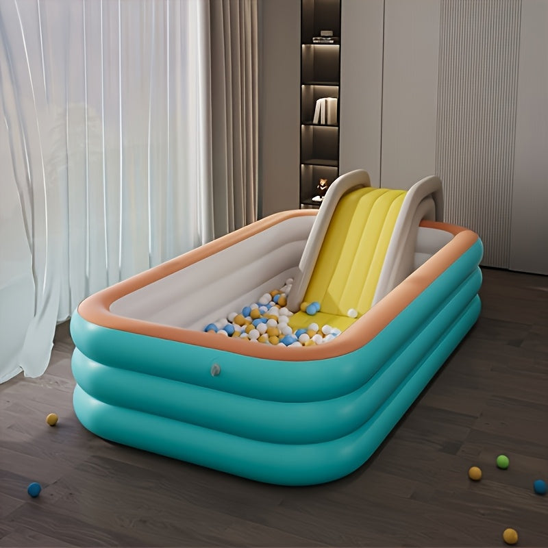 Summer Large Inflatable Swimming Pool- Family Water Park, Suitable for Indoor\u002FOutdoor and Garden, Perfect for Family Gatherings and Summer Pool Parties, Outdoor Water Entertainment