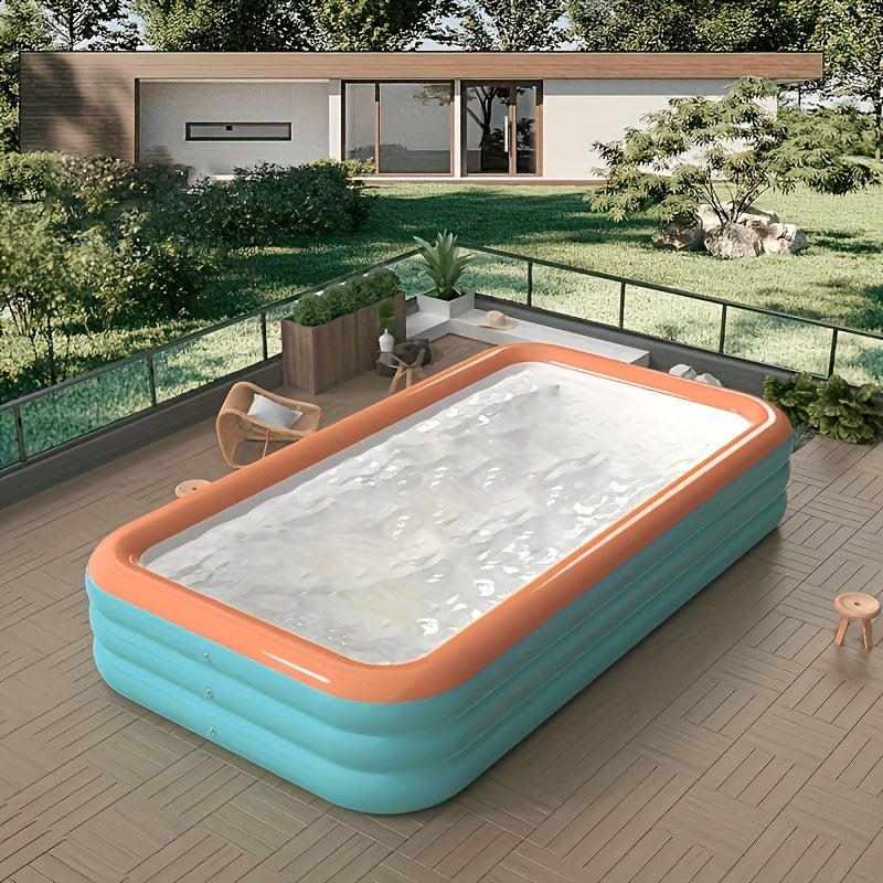 Summer Large Inflatable Swimming Pool- Family Water Park, Suitable for Indoor\u002FOutdoor and Garden, Perfect for Family Gatherings and Summer Pool Parties, Outdoor Water Entertainment