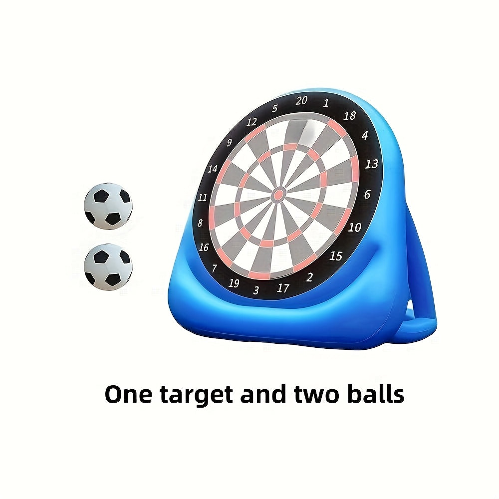 2025 Summer Sports & Outdoor Essentials - 1pc Inflatable Soccer Darts Board with 2 Footballs | Large Outdoor Kick Darts Target | Backyard Game for Adults & Indoor Fun