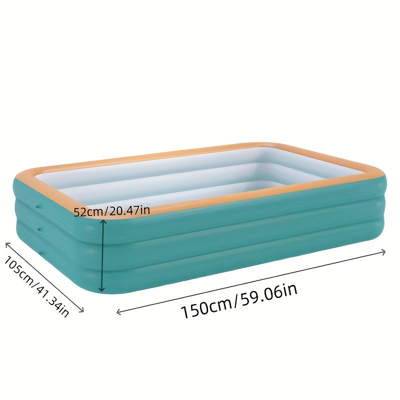 Summer Large Inflatable Swimming Pool- Family Water Park, Suitable for Indoor\u002FOutdoor and Garden, Perfect for Family Gatherings and Summer Pool Parties, Outdoor Water Entertainment