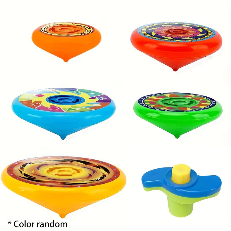 5pcs Colorful Spinning Multi-layer Spinning Toy to Play And Battle, Stackable Spinning Toys suitable for multi person interaction of novel tops,