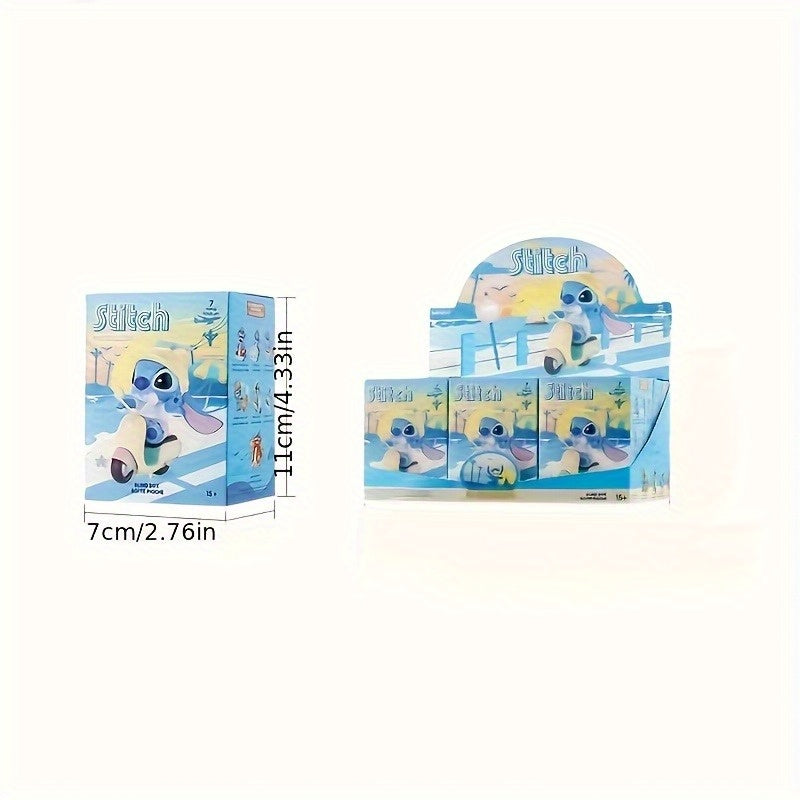 Disney Stitch (From The 'Lilo & Stitch' Series) Travel-Themed Mystery Box Trendy Desktop Car Ornamen